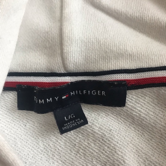 Tommy Hilfigur cropped sweatshirt 3/4 zip - Picture 3 of 3